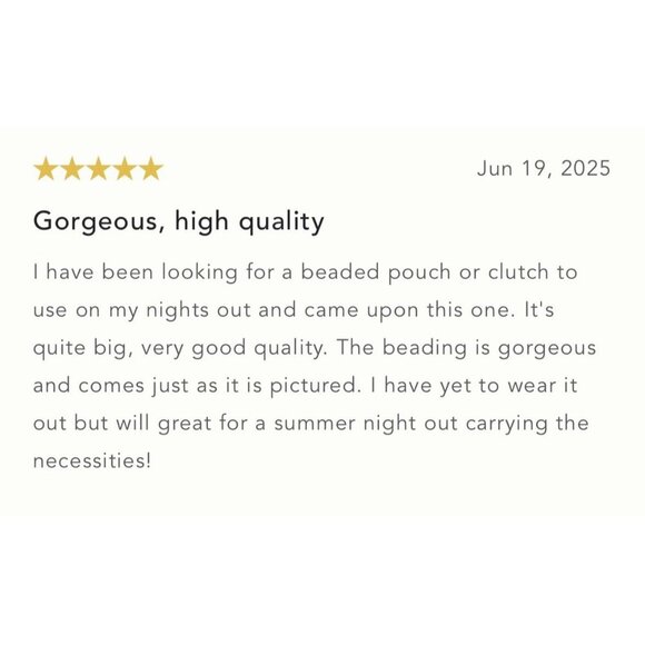 NWT - Anthropologie The Fiona Large Beaded Pouch - Picture 14 of 15